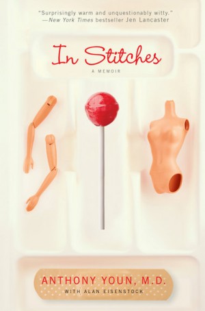 In Stitches book cover design